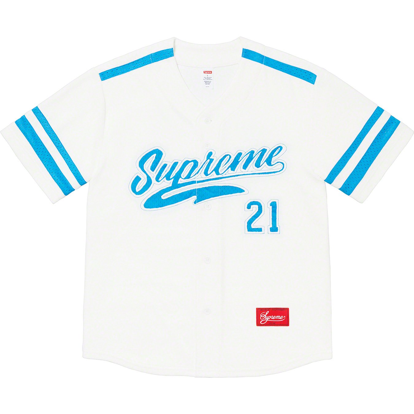 Supreme velour Baseball Jersey S