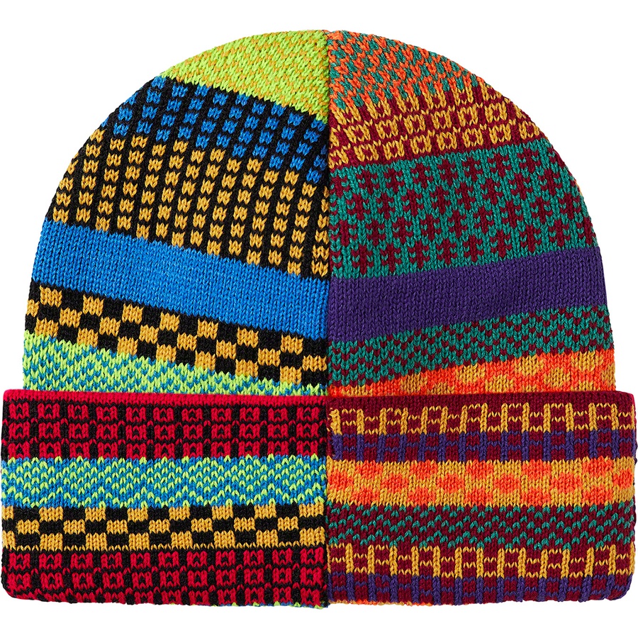 Details on Multi Pattern Beanie Multicolor from fall winter
                                                    2020 (Price is $36)