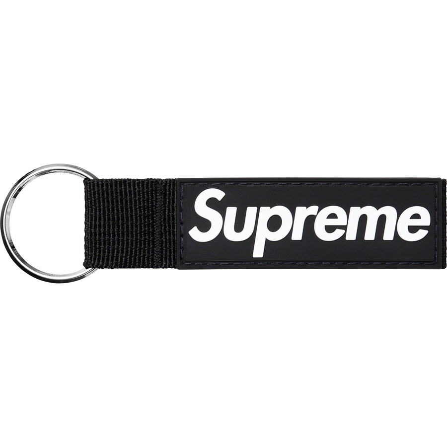 Supreme Webbing Keychain (FW20) - Black - $18