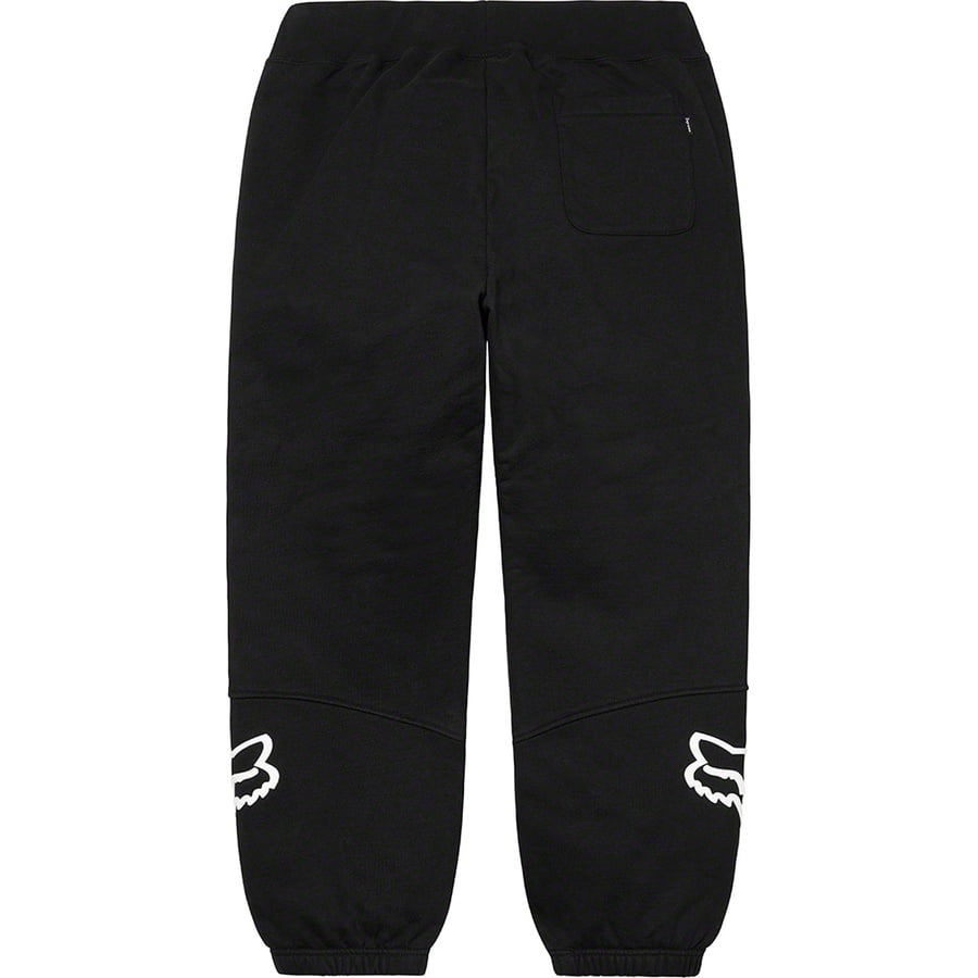 Details on Supreme Fox Racing Sweatpant Black from fall winter
                                                    2020 (Price is $158)