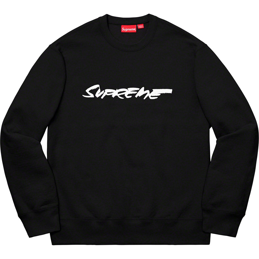 Details on Futura Logo Crewneck Black from fall winter
                                                    2020 (Price is $148)