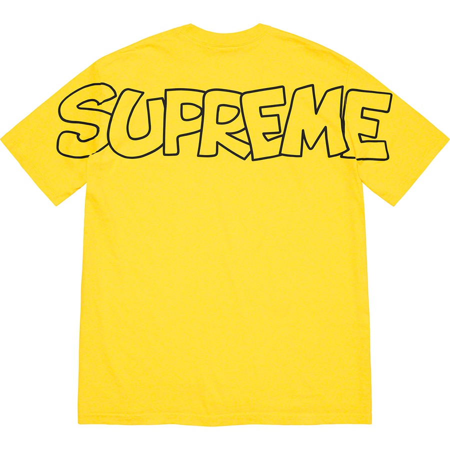 Details on Supreme Smurfs™ Tee Yellow from fall winter
                                                    2020 (Price is $48)