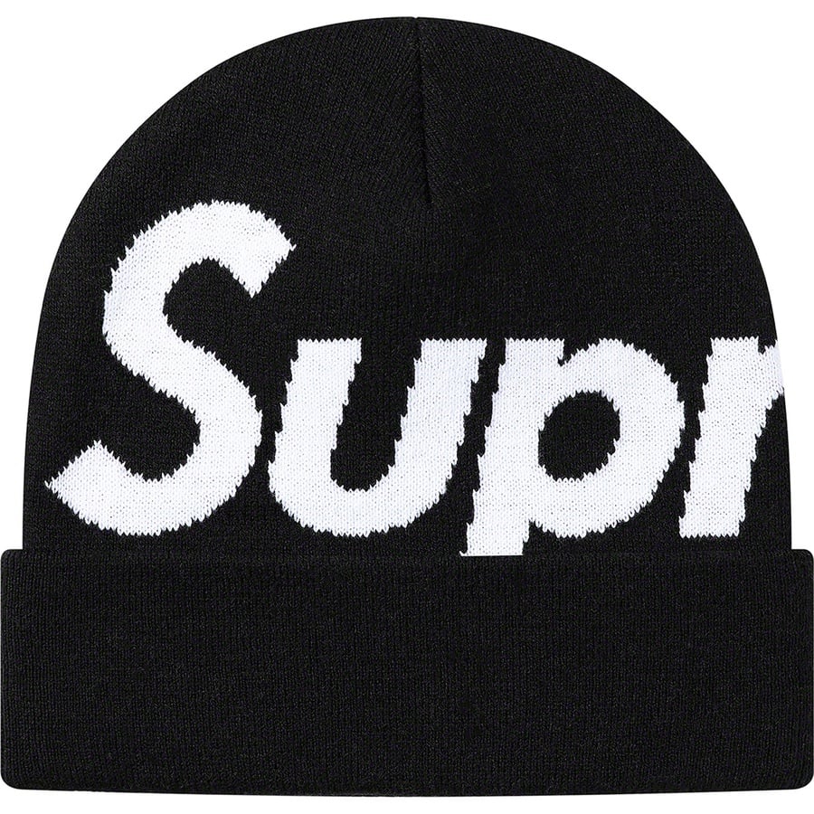 Details on Big Logo Beanie Black from fall winter 2020 (Price is $40)
