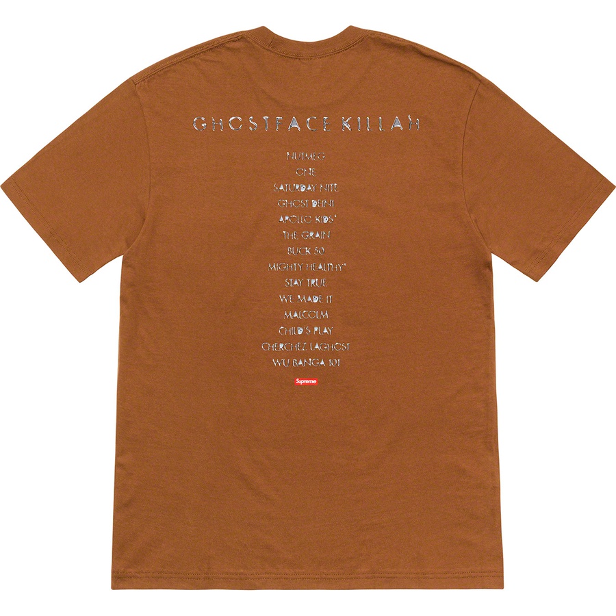 Details on Supreme Clientele Tee Brown from fall winter
                                                    2020 (Price is $48)