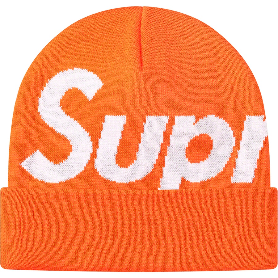 Details on Big Logo Beanie Bright Orange from fall winter 2020 (Price is $40)