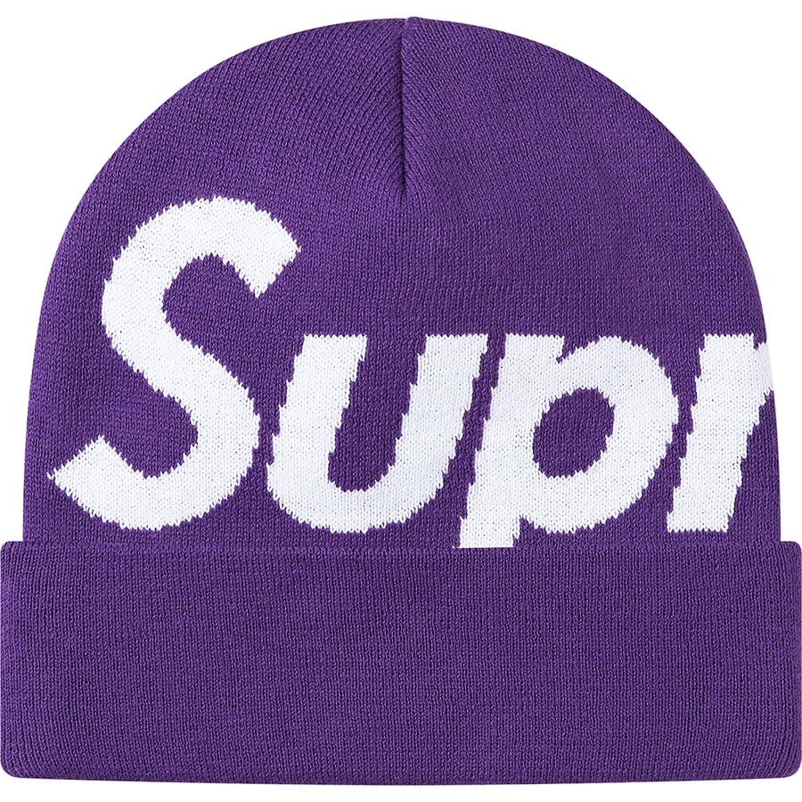 Details on Big Logo Beanie Purple from fall winter 2020 (Price is $40)