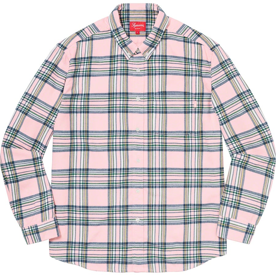 Details on Tartan Flannel Shirt Pale Pink from fall winter
                                                    2020 (Price is $128)
