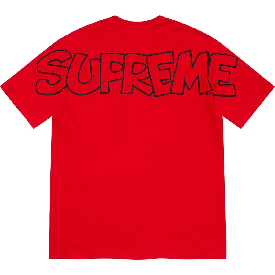 Details on Supreme Smurfs™ Tee Red from fall winter
                                                    2020 (Price is $48)