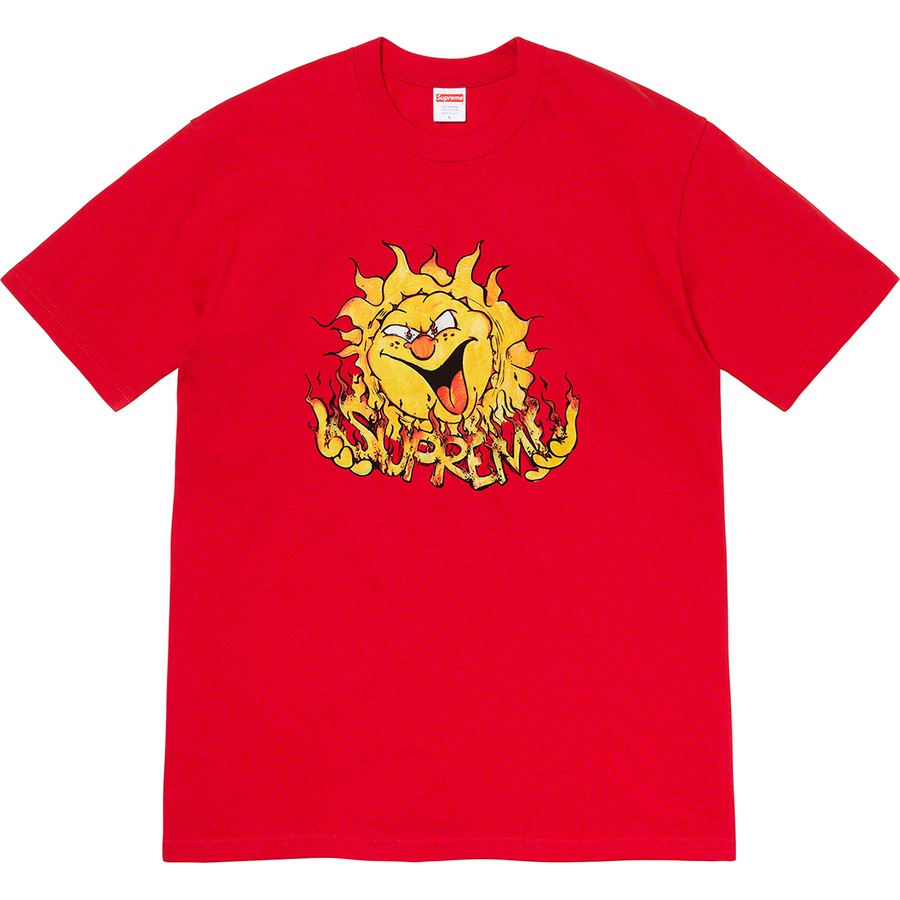 Details on Sun Tee Red from fall winter
                                                    2020 (Price is $38)