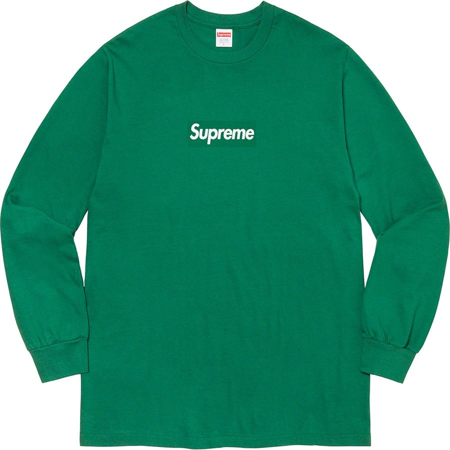 【Medium 】supreme box logo tee Orange L/S