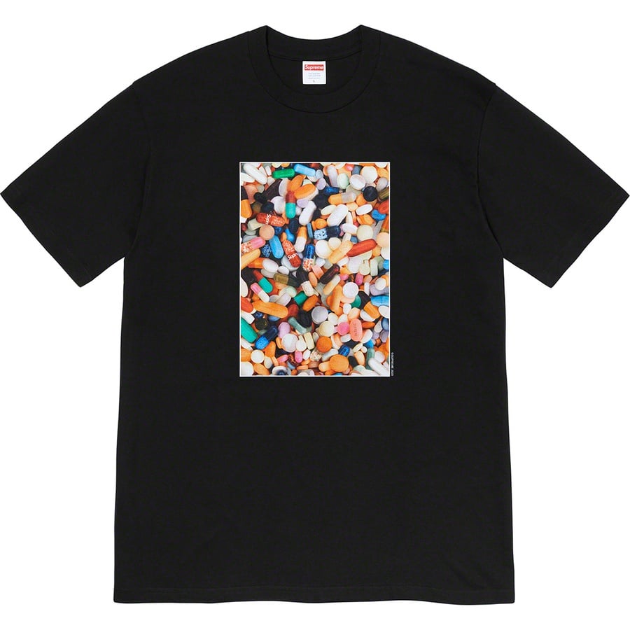 Details on Pills Tee Black from fall winter
                                                    2020 (Price is $38)