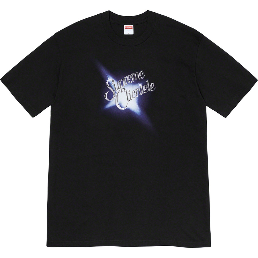Details on Supreme Clientele Tee Black from fall winter
                                                    2020 (Price is $48)