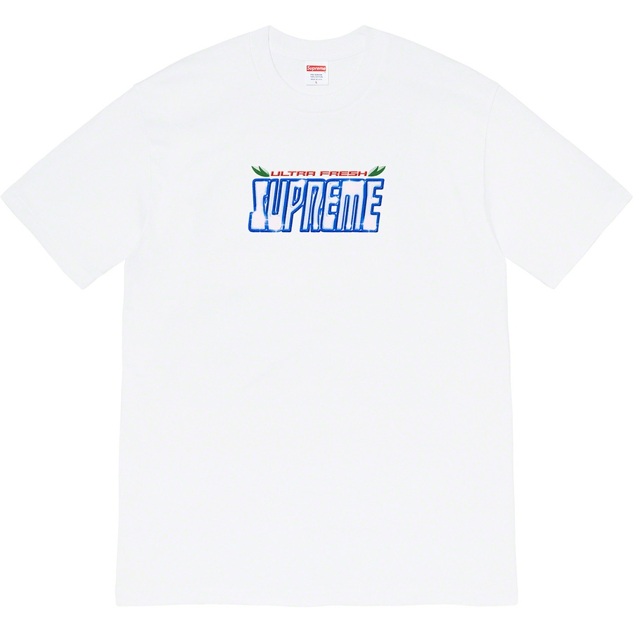Details on Ultra Fresh Tee White from fall winter
                                                    2020 (Price is $38)