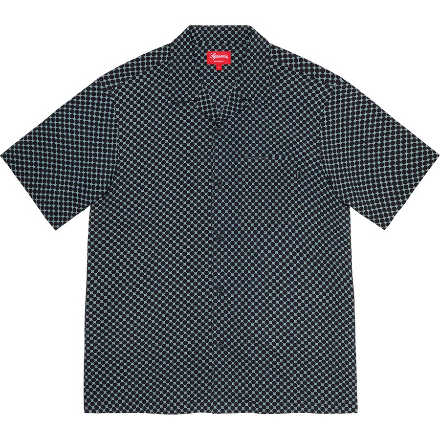 Details on Compact Dot Rayon S S Shirt Black from fall winter
                                                    2020 (Price is $128)