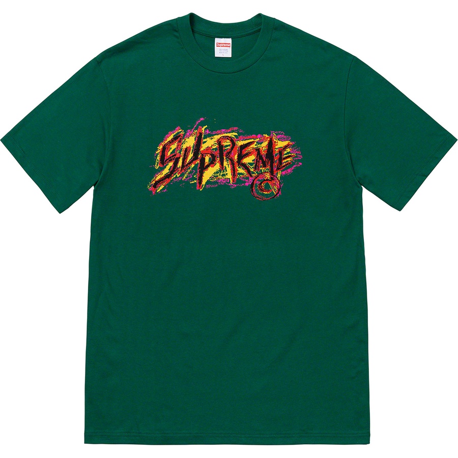 Details on Scratch Tee Dark Green from fall winter
                                                    2020 (Price is $38)