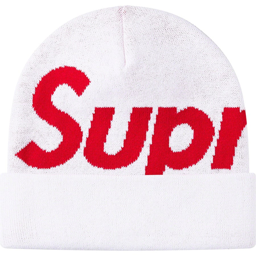 Details on Big Logo Beanie White from fall winter
                                                    2020 (Price is $40)