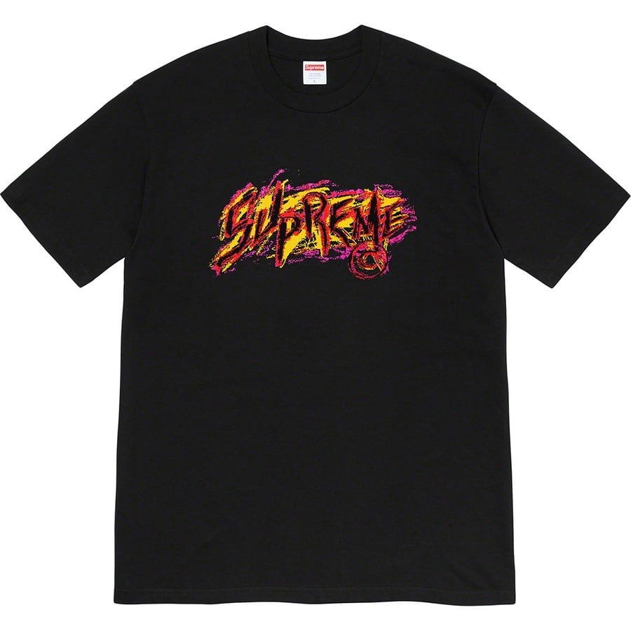 Details on Scratch Tee Black from fall winter
                                                    2020 (Price is $38)