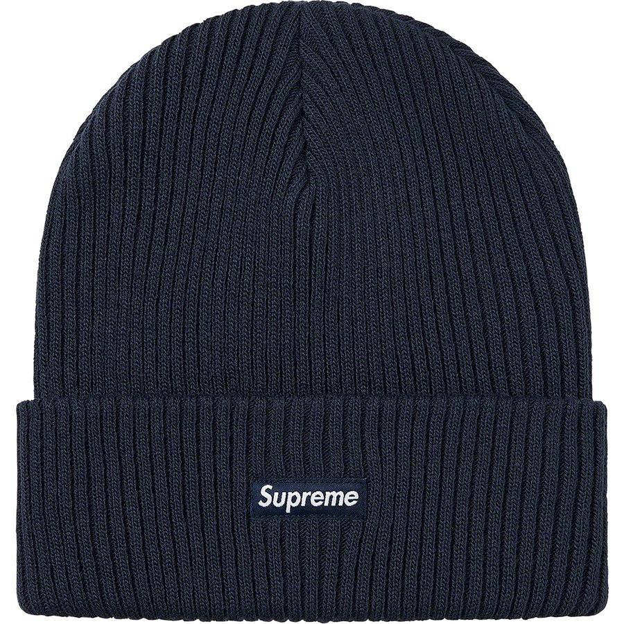 Details on Wide Rib Beanie Navy from fall winter
                                                    2020 (Price is $34)