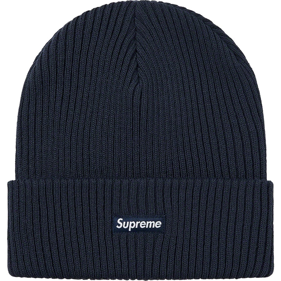 Details on Wide Rib Beanie Navy from fall winter
                                                    2020 (Price is $34)