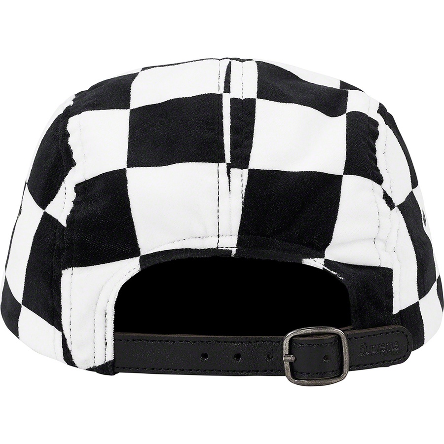 Details on Velvet Camp Cap Checkerboard from fall winter 2020 (Price is $54)