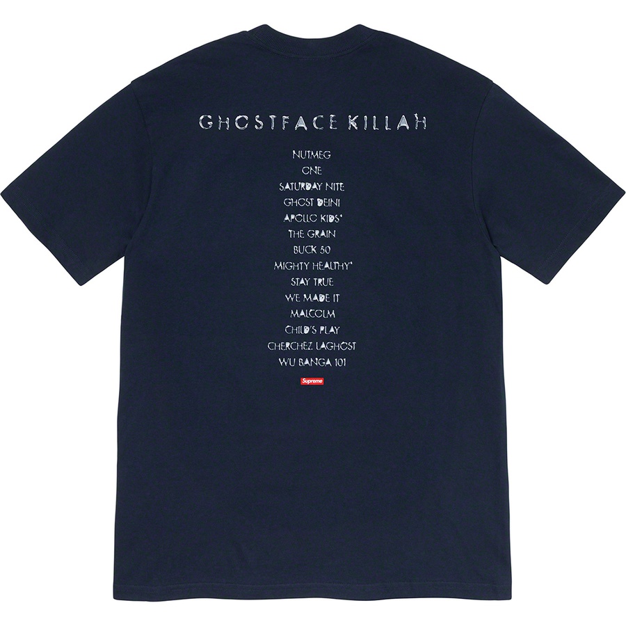 Details on Supreme Clientele Tee Navy from fall winter
                                                    2020 (Price is $48)