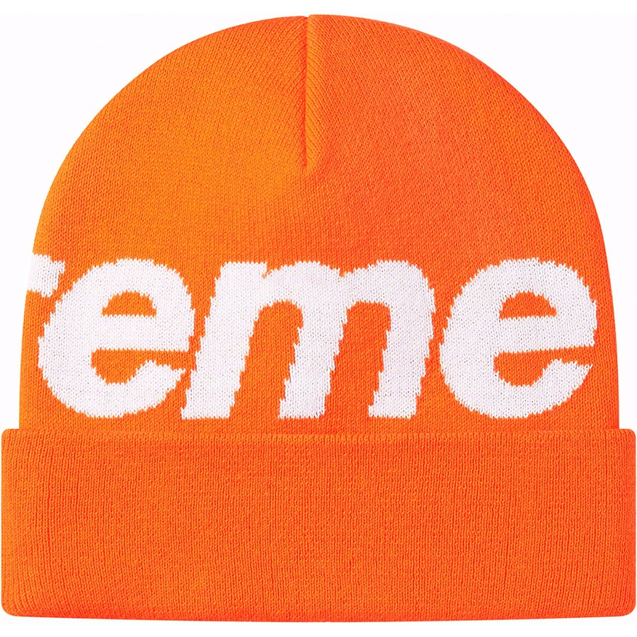 Details on Big Logo Beanie Bright Orange from fall winter
                                                    2020 (Price is $40)