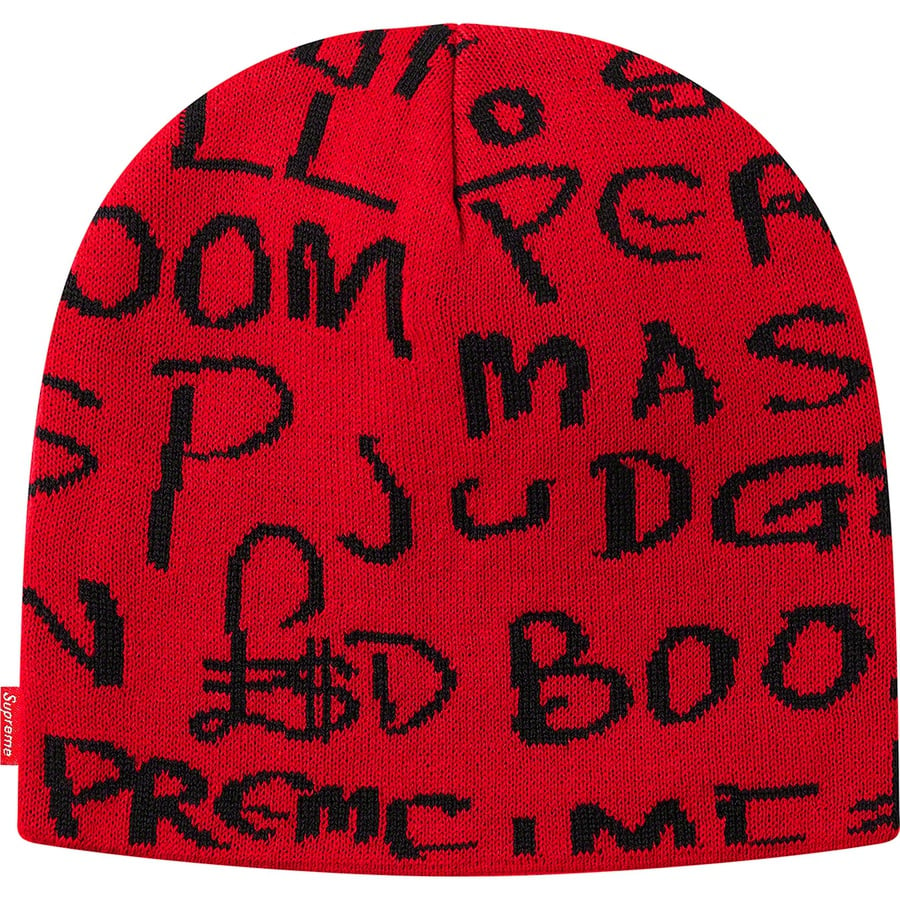 Details on Black Ark Beanie Red from fall winter
                                                    2020 (Price is $36)