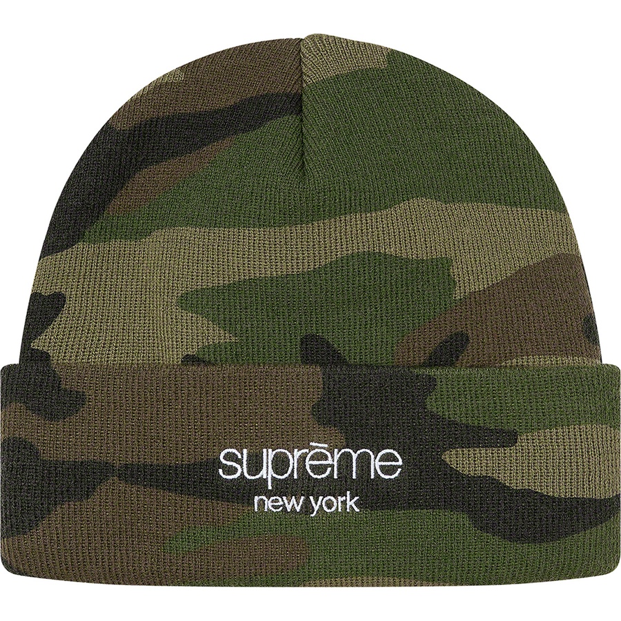 Details on Radar Beanie Woodland Camo from fall winter
                                                    2020 (Price is $36)