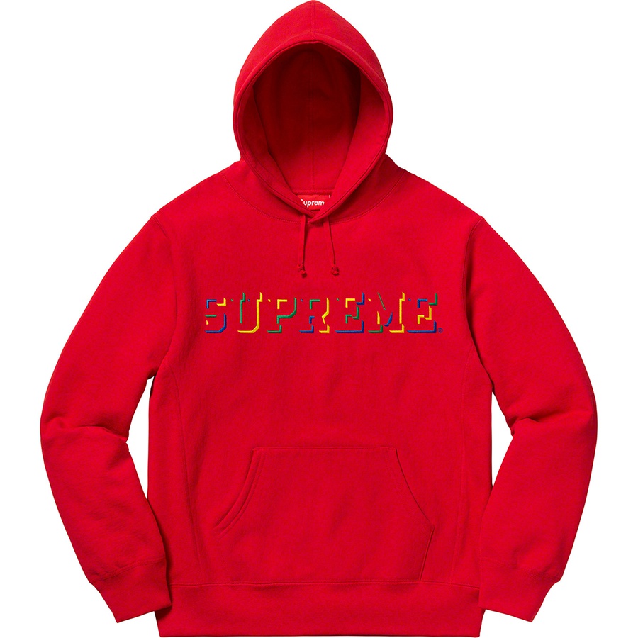 Details on Drop Shadow Hooded Sweatshirt Red from fall winter
                                                    2020 (Price is $158)