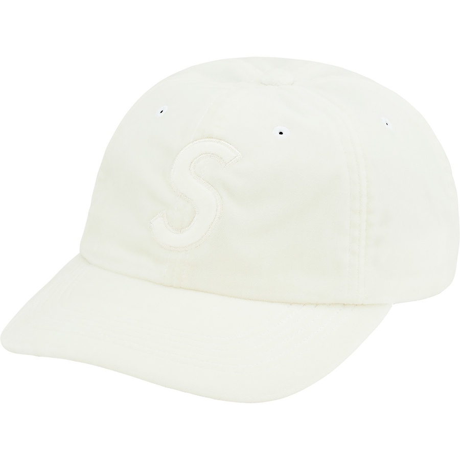 Details on Velvet S Logo 6-Panel White from fall winter
                                                    2020 (Price is $54)