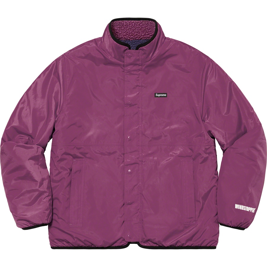 Details on Reversible Colorblocked Fleece Jacket Purple from fall winter
                                                    2020 (Price is $238)