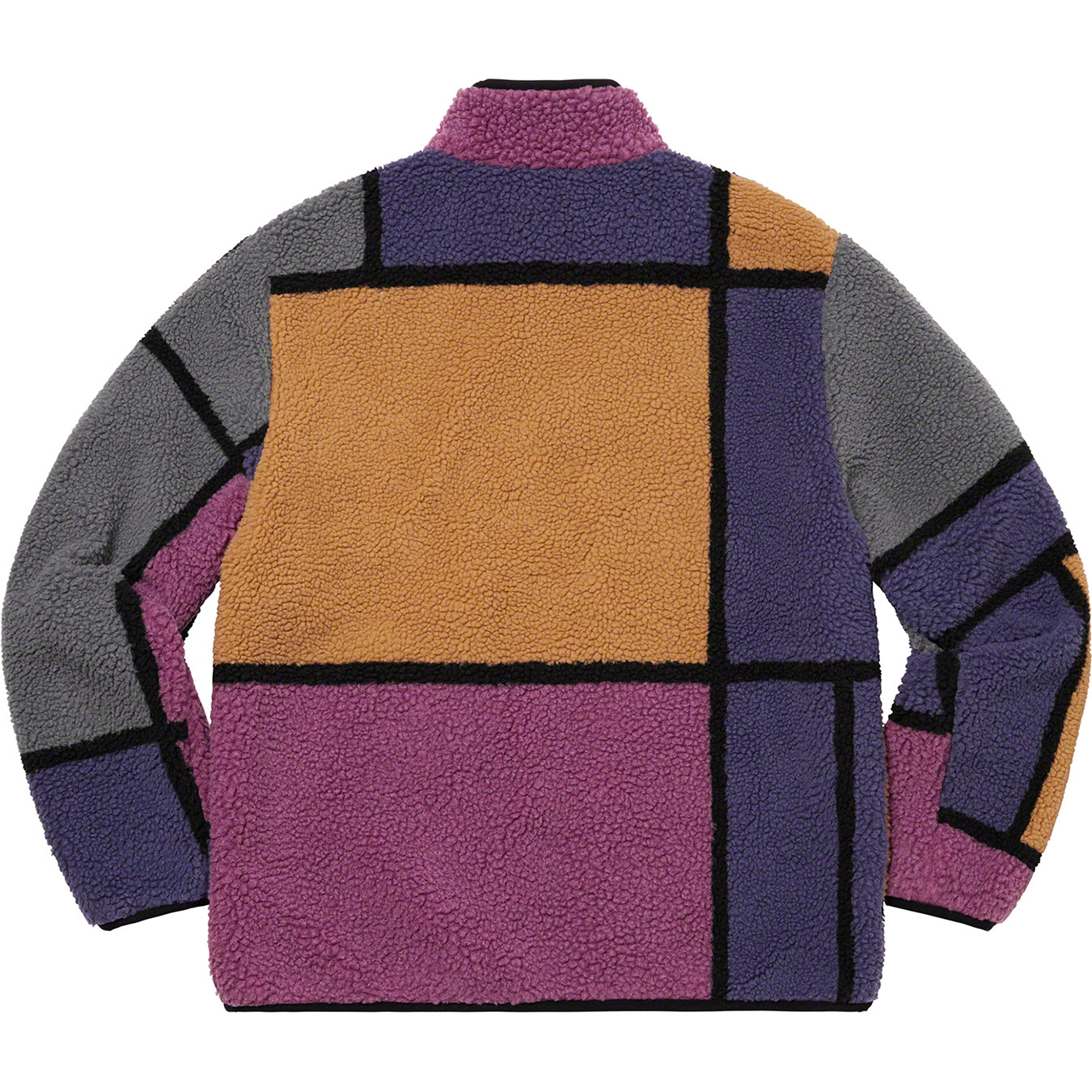 Reversible Colorblocked Fleece Jacket