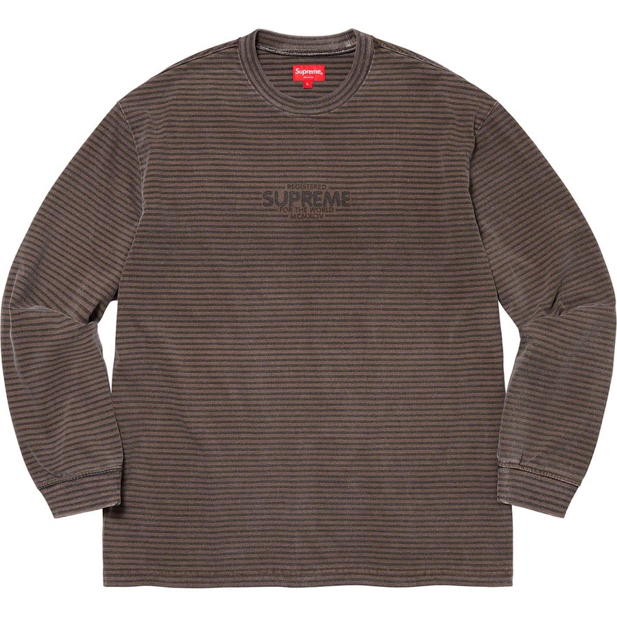 Details on Micro Stripe L S Top Brown from fall winter
                                                    2020 (Price is $98)