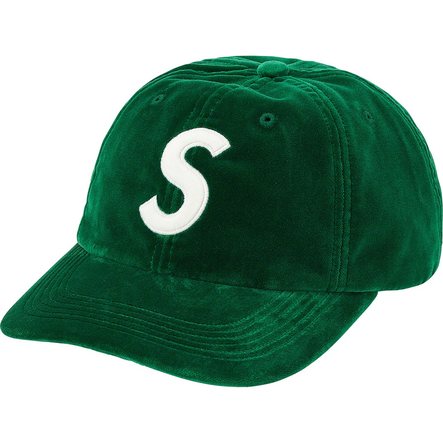 Details on Velvet S Logo 6-Panel Green from fall winter
                                                    2020 (Price is $54)