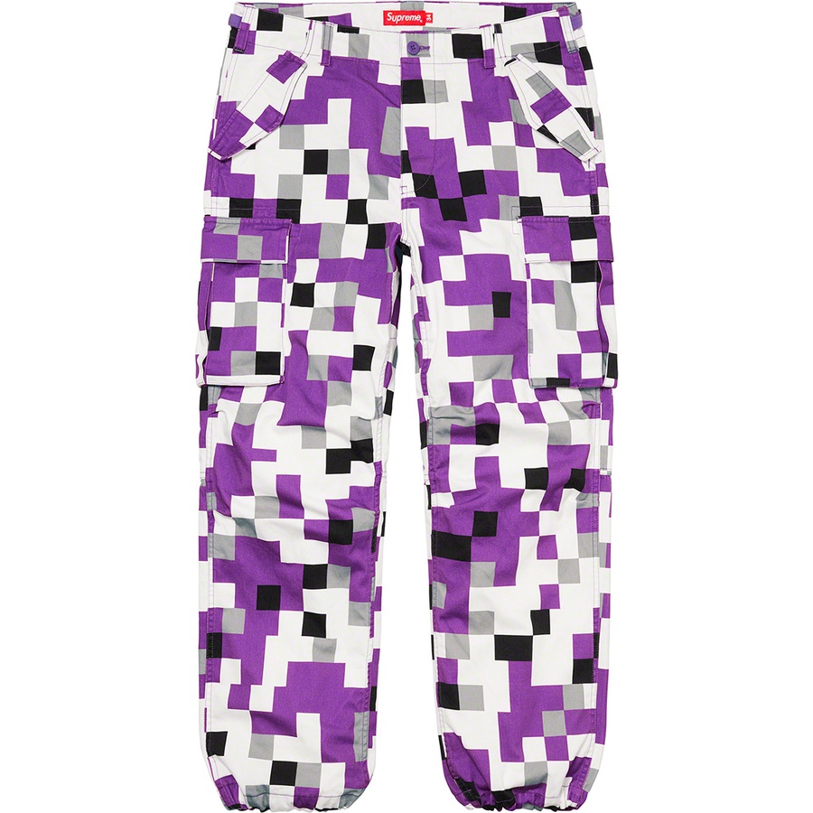 Details on Cargo Pant Purple Digi Camo from fall winter
                                                    2020 (Price is $158)