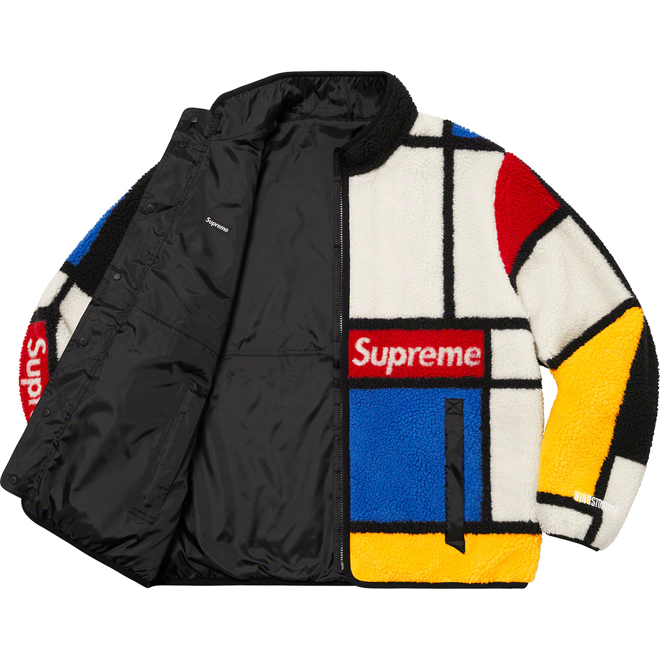 Reversible Colorblocked Fleece Jacket