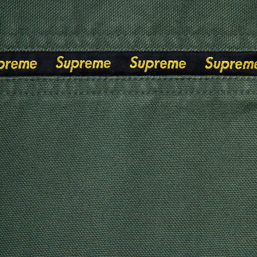 Details on Logo Taping Work Shirt Dark Green  from fall winter
                                                    2020 (Price is $138)