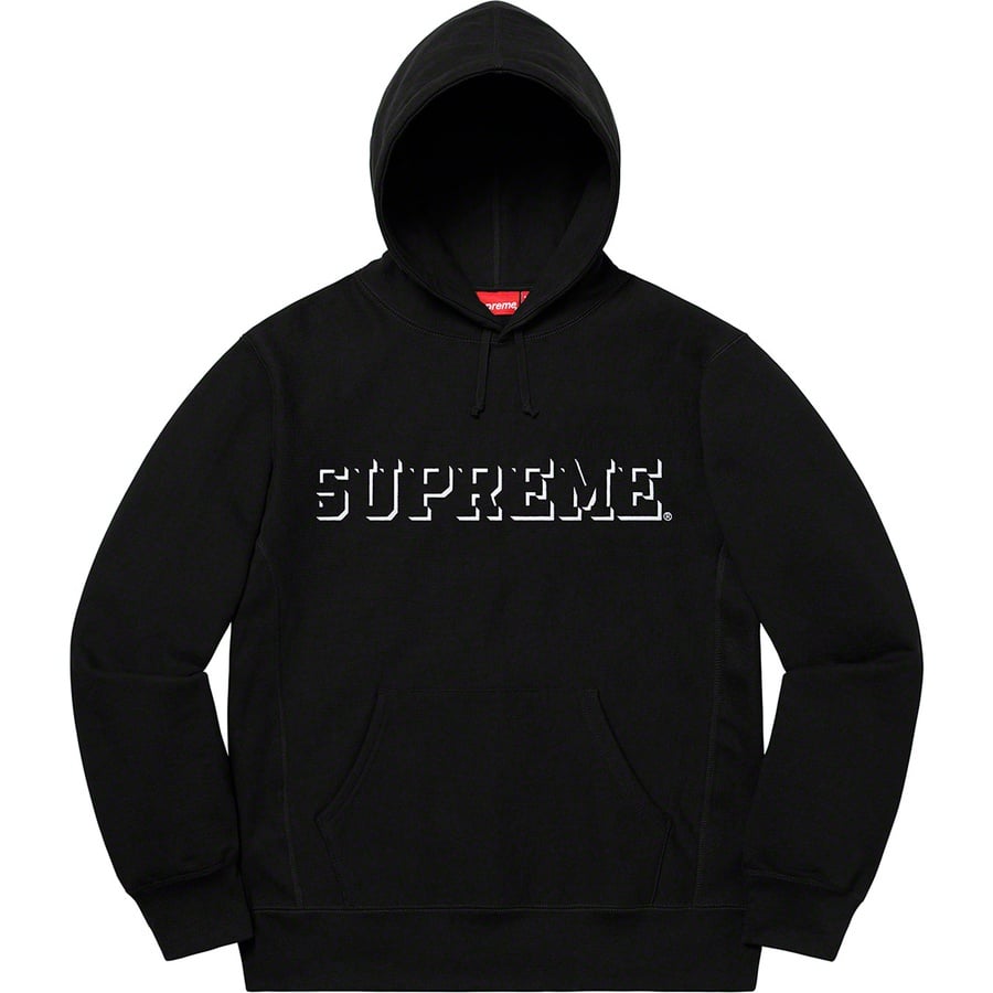 Details on Drop Shadow Hooded Sweatshirt Black from fall winter
                                                    2020 (Price is $158)