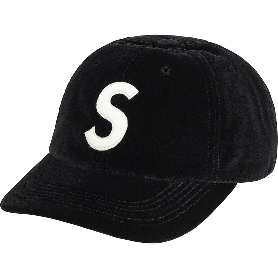 Details on Velvet S Logo 6-Panel Black from fall winter
                                                    2020 (Price is $54)