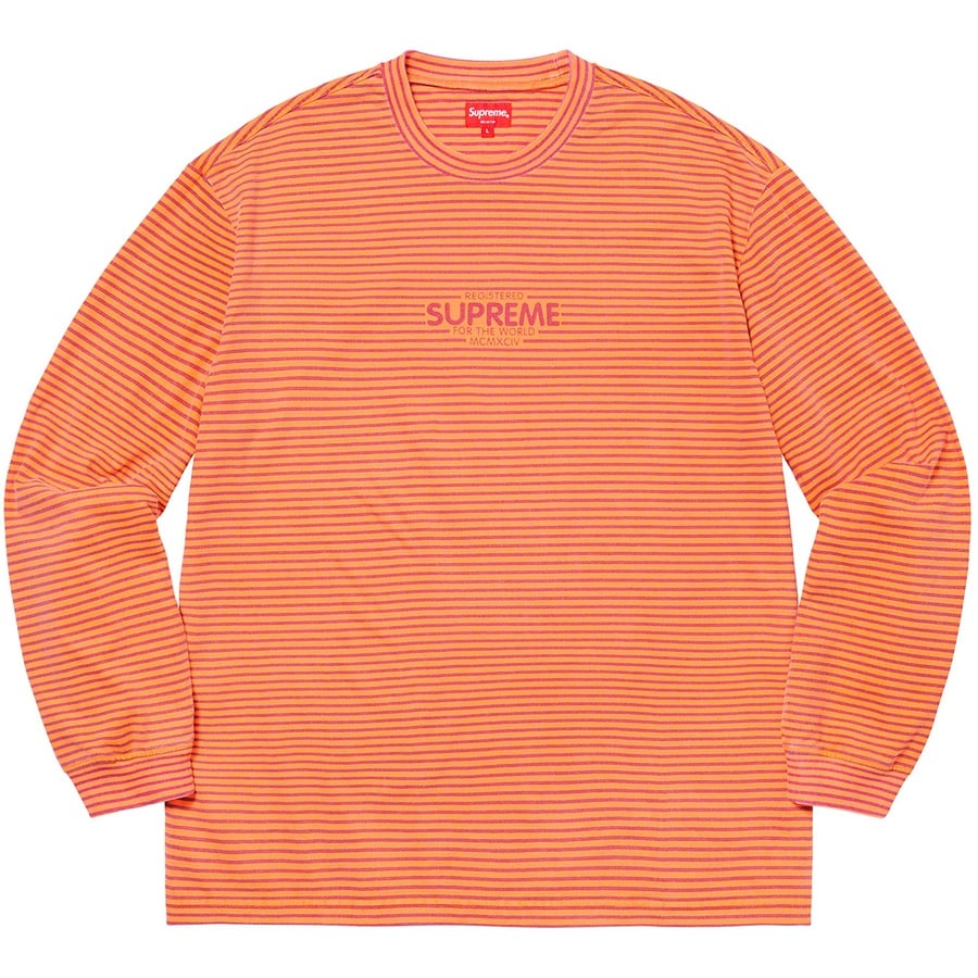 Details on Micro Stripe L S Top Orange from fall winter 2020 (Price is $98)