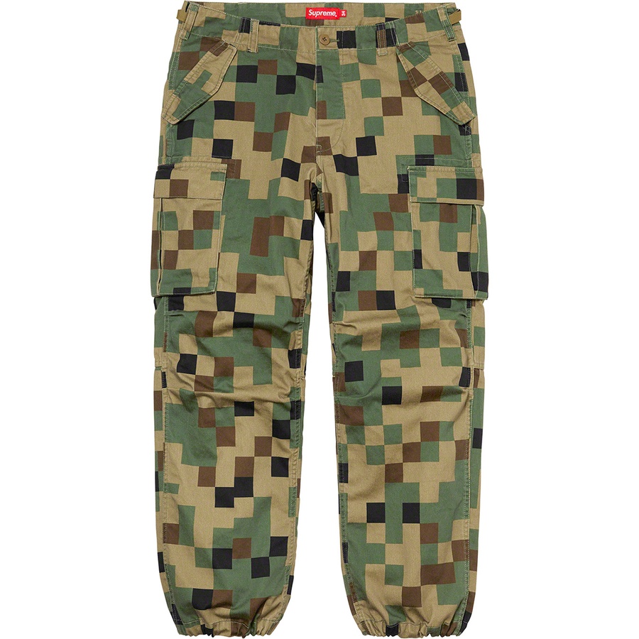 Details on Cargo Pant Olive Digi Camo from fall winter
                                                    2020 (Price is $158)
