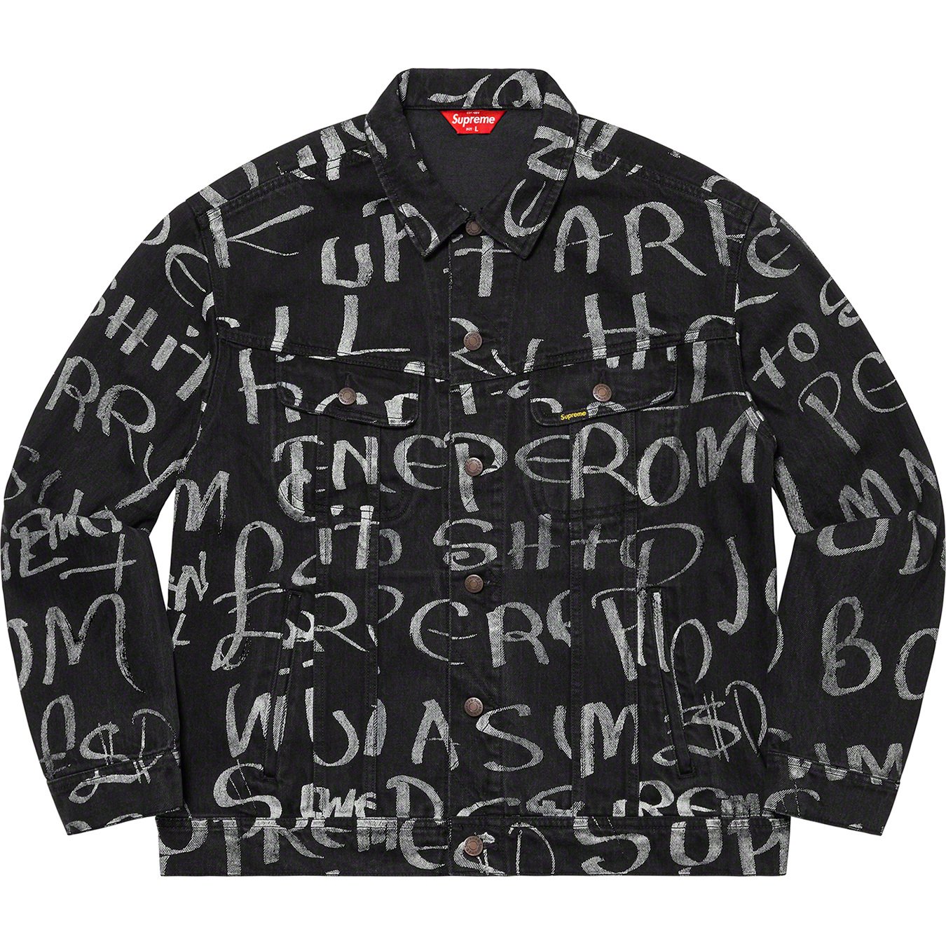 Black Ark Denim Trucker Jacket - fall winter 2020 - Supreme