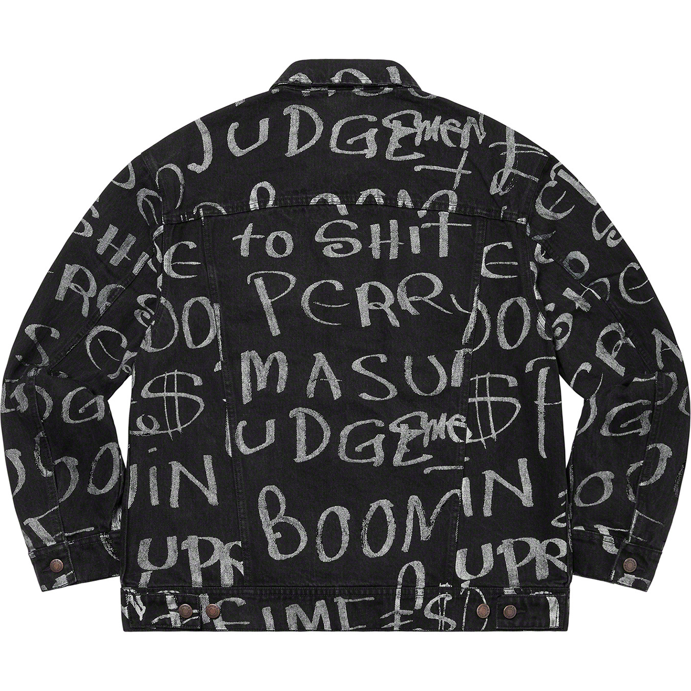 Black Ark Denim Trucker Jacket - fall winter 2020 - Supreme