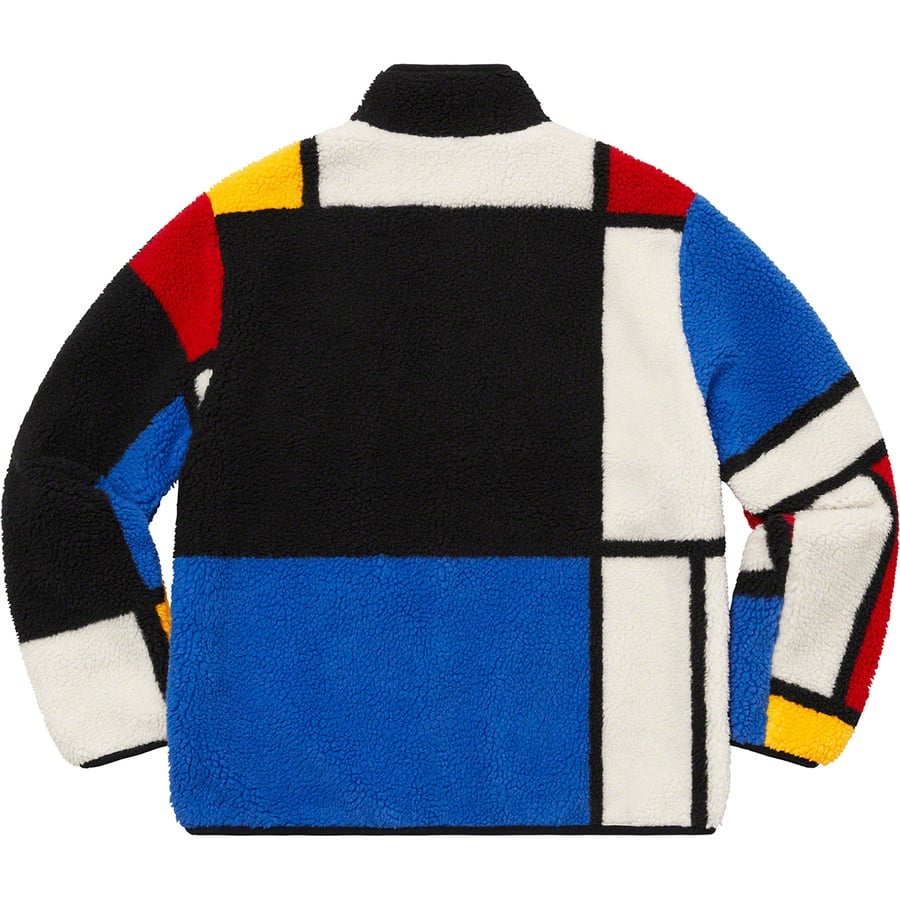 Details on Reversible Colorblocked Fleece Jacket Red from fall winter
                                                    2020 (Price is $238)