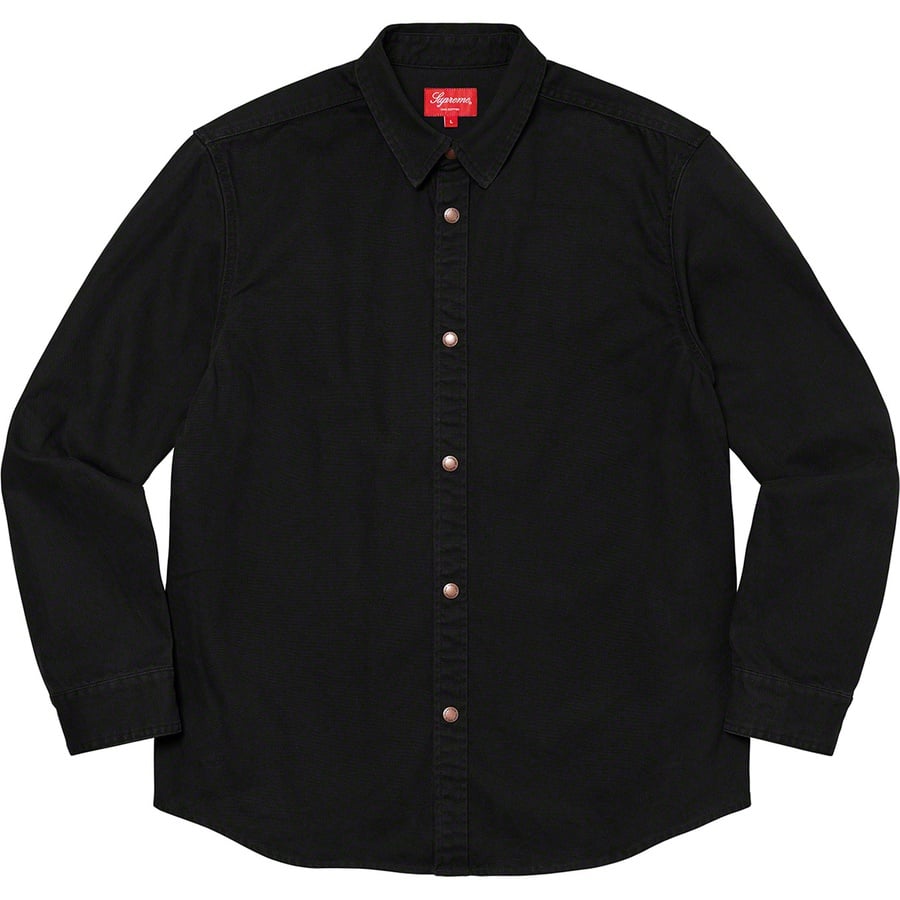 Details on Logo Taping Work Shirt Black from fall winter
                                                    2020 (Price is $138)