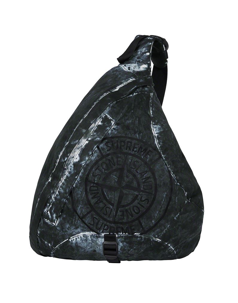 Stone Island Painted Camo Nylon Shoulder Bag - fall winter 2020 - Supreme