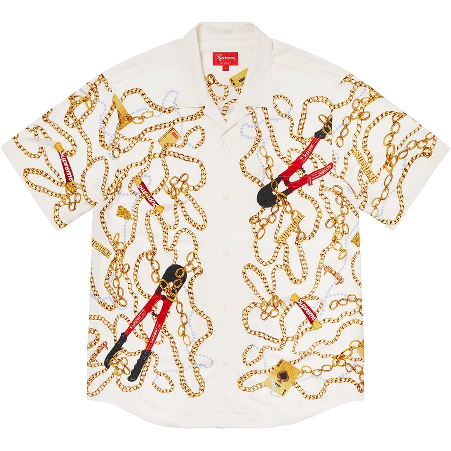 Details on Chains Rayon S S Shirt White from fall winter
                                                    2020 (Price is $138)