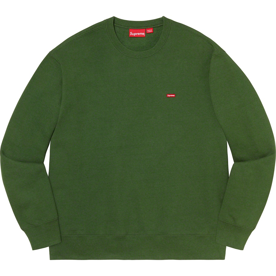 Details on Small Box Crewneck Green from fall winter
                                                    2020 (Price is $138)