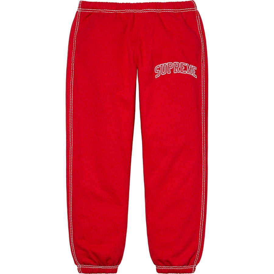 Details on Big Stitch Sweatpant Red from fall winter
                                                    2020 (Price is $148)