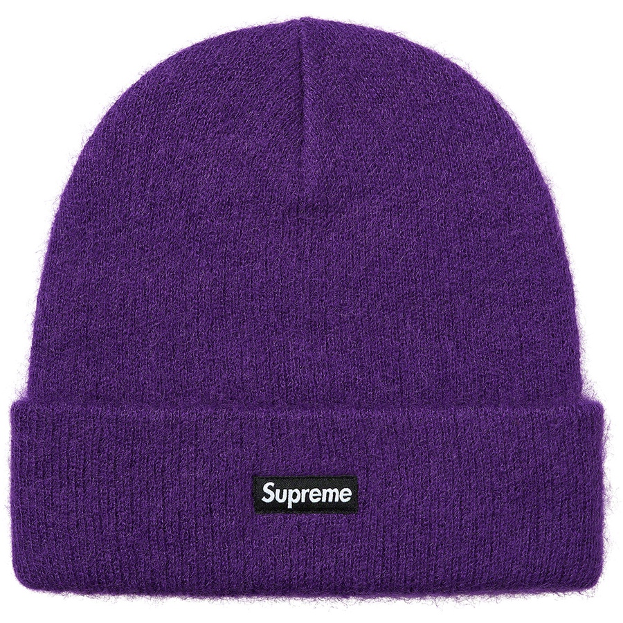 Details on Mohair Beanie Bright Purple from fall winter 2020 (Price is $40)